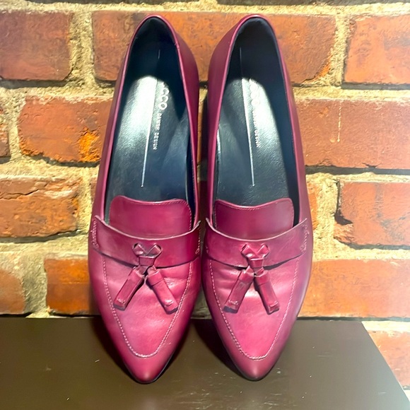 Ecco Leather Tassel Loafers Cordivan - Picture 6 of 6